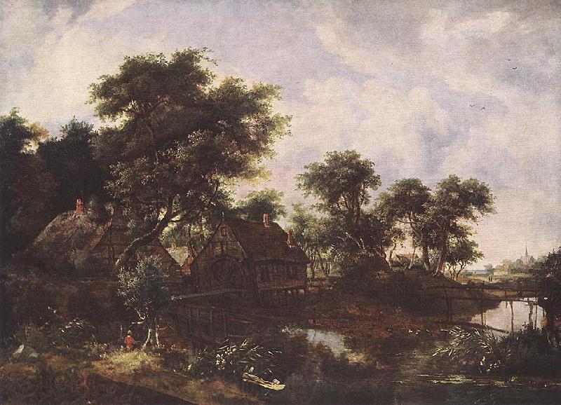 Meindert Hobbema The Watermill Oak